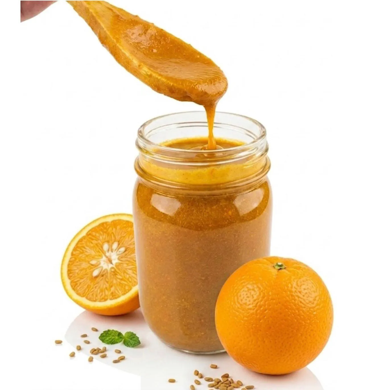 ORANGE INFUSED RAW HONEY